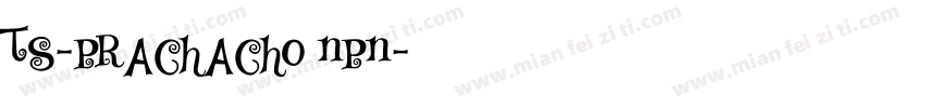 TS-PRACHACHO NPN字体转换